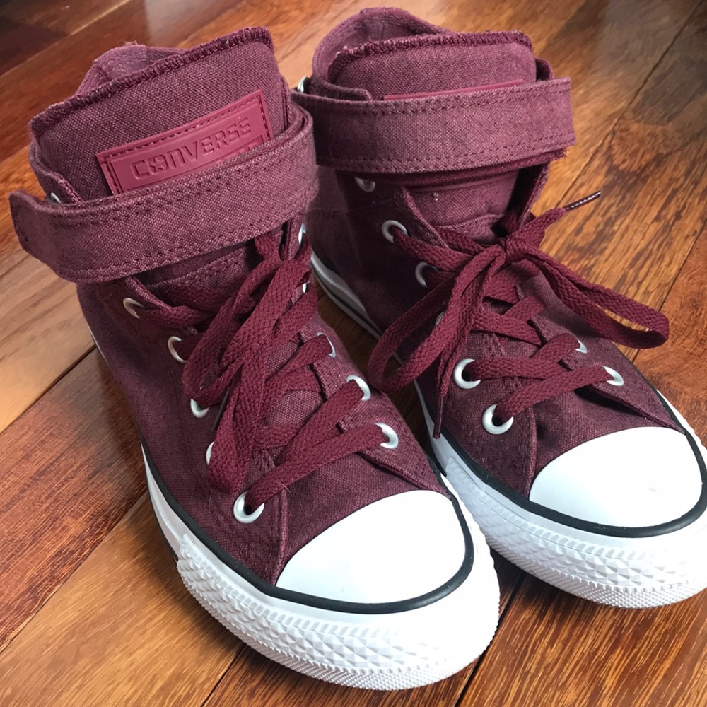 Burgundy Converse